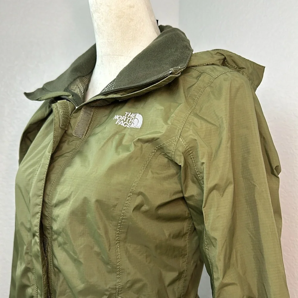 The North Face Resolve 2 Windbreaker Jacket Forest Olive Green Size XS NWOT - Picture 8 of 14